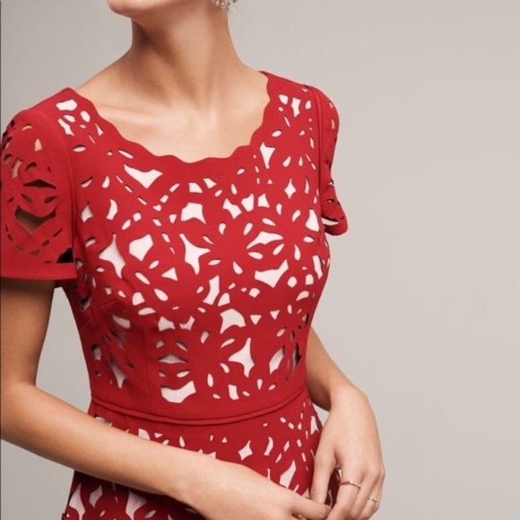 Anthropologie Aliz Dress Sz 0 - Picture 3 of 6